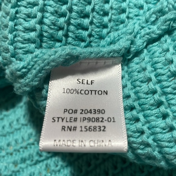 🎉HP🎉 BiBi Crocheted Flower Embroidered 100% Cotton Knit Sleeveless Sweater - Picture 10 of 10